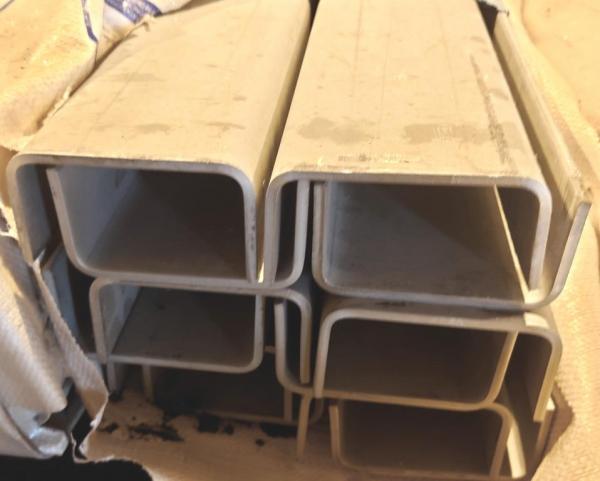 Швеллер  нержавеющий гнутый 60х160х60х5 AISI 304 U-профиль — фото 2